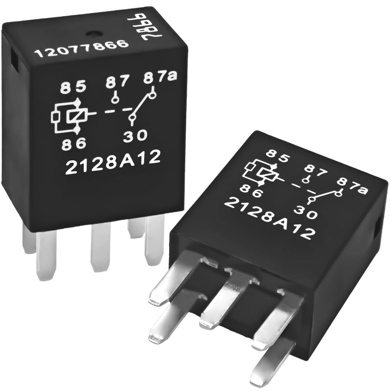 Relay 12077866 Set of 2 5Pin 12V Automotive Relay  Replacement for 58100202 G8VRH1C7TRDC12 278003828 Compatible with BuickCadillac Chevrolet GMC